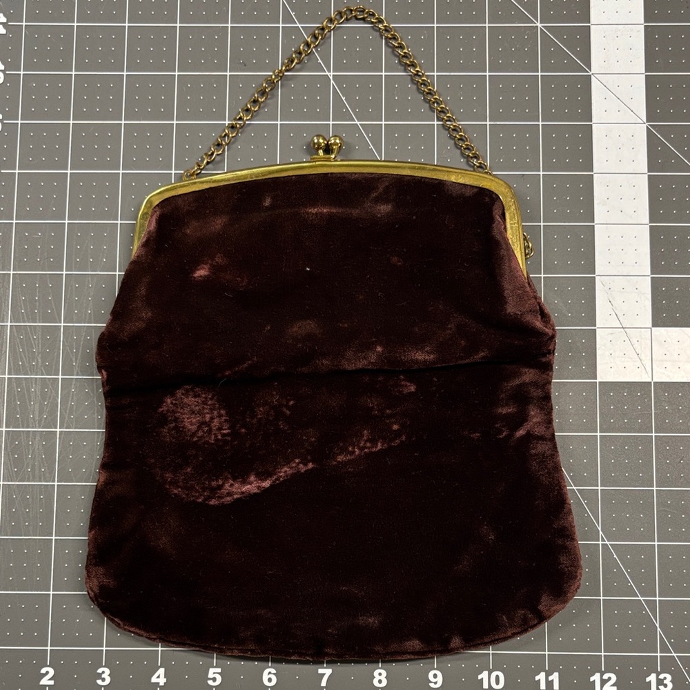 Elegant Vintage Velvet Evening Bag